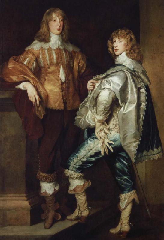 anthonis van dyck lorderna john och bernard stuart oil painting image